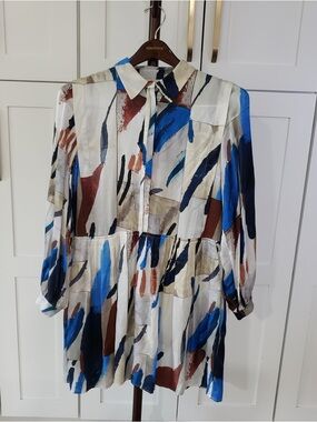 Munthe Metus Silk Dress Womens Size 40